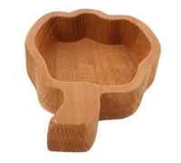 Mikinona Wood Serving Platter Pumpkin Shape Natural Solid Wood Snack Tray For Fruits Cheese Nuts Cakes Rustic Home Decor And Party Centerpiece