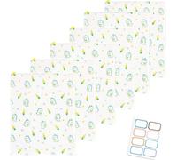 Mikiuly Bolsitas Recién Nacido Hospital,Bolsas de Cambio de Bebé,Bolsa de Nacimiento para Futuras Mamás,Bolsas de Regalo,Reutilizables,Viene con Una Pegatina,para Recién Nacidos,35 x 45 cm,6 PCS