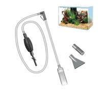 Mikiuly Sifón Limpiador para Acuario, 1.7m Herramientas para Cambio de Agua de Acuario, para Cambios de Agua Rápidos y Limpieza de Grava, Fondo y Sustrato en Peceras, Accesorio de Mantenimiento