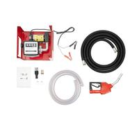 MIKIYUEER - Bomba de transferencia de combustible diésel autoaspirante a bomba de 12 V, bomba gasoil 175 W, 45 l/min, con pistola para diésel queroseno aceite de transformador combustible eléctrico