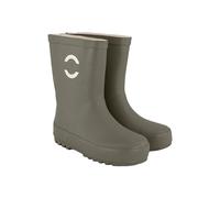 Mikk-line Botas de goma para niños | Botas de lluvia con detalles reflectantes - Botas impermeables para niños, ligeras y antideslizantes | Cómodas botas para niños para todo clima, Verde oliva, 38 EU