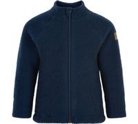 Mikk-line Chaqueta de paseo | Oeko-Tex Standard 100 | Chaqueta de bebé con cremallera para bebés y niños | 95% lana - 100% lana merino sin mulesingfrei | para niñas y niños | Puños reversibles, azul