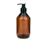 mikken 1 dispensador de jabón de 250 ml de plástico marrón, Apto para Alimentos, Incluye Etiqueta