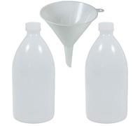 mikken Botellas de Laboratorio, Blanco, Höhe 21,5 cm Durchmesser 9,5 cm