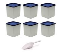 mikken Congelador, Blanco, 6er Set / 1,25 Liter