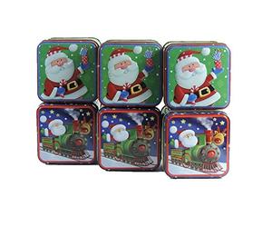 mikken Viva-Haushaltswaren - Juego de 6 recipientes para galletas (8 x 8 x 6,5 cm)