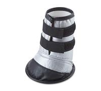 Mikki 25814 Bota Protectora de higiene para Perros y Cachorros, Ayuda a Mantener Las Patas lesionadas secas y limpias, Talla 00, Vinilo cloruro de polivinilo PVC, Plata