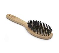 Mikki Cepillo de Mano Hecho de Bambú para Eliminar el Pelo Durante la Muda Mediante un Masaje para Pelo Corto y Medio, para Perros y Gatos, para Acicalar Pelajes Desaliñados, Grande 80 g