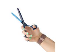 Mikki Doodle, Tijeras para Perros y Cachorros, afiladas y duraderas, Cuchilla semiconvexa, Puntas romas de Seguridad, Tornillo de tensión Ajustable para Mayor Control y precisión, 16.5cm (6.5")