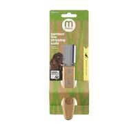 Mikki, Navaja de bambú para peluquería Canina, para Eliminar el Pelo Crecido de la Capa Superior, Cuchillas antioxidantes duraderas, fácil de Sujetar, dentado Fino para Perros de Pelo Sedoso