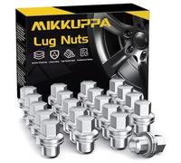 MIKKUPPA Tuerca de llanta M14x1.5 - Repuesto para Land Rover LR3 LR4 Range Rover Sport Discovery - 20 tuercas hexagonales cromadas de extremo cerrado OEM de 1.8 pulgadas de alto 0.86 pulgadas