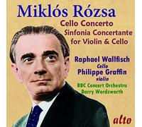 Miklós Rózsa Miklos Rozsa: Cello Concerto/Sinfonia Concer (CD) (Importación USA)