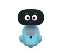 Miko 3: Robot Inteligente con IA para niños | Robot para el Aprendizaje y la enseñanza de CTIM con Aplicaciones de codificación + Juegos ilimitados + programable en Color Azul
