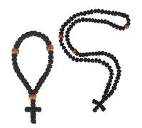 Mikovivi 2 Uds Cuerdas de Oración Cristianas Ortodoxas, Hilo Poliéster Collar y Pulsera Cuerda de Oración Ortodoxa para Decoración Cristiana
