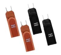 Mikovivi 4uds Cinturón Sin Hebilla para Hombres y Mujeres, Ajustable Cinturón Lateral sin Hebilla Cinturones Elásticos con Gancho Metálico Táctico para Trabajo Viaje Uso Diario (Negro, Marrón)