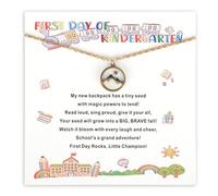 Mikovivi Collar de Montaña, Collar Semillas Mostaza con Pico Montaña Colgante de Fe Cristiana Acero Inoxidable Regalo Joyería Religiosa para Niños y Niñas