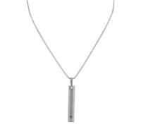 Mikovivi Collar de Respiración Consciente, 6 Bordes Acero Titanio Collar de Meditación para Ansiedad Enlace Respiración Profunda Herramienta Calma para Mujeres Hombres