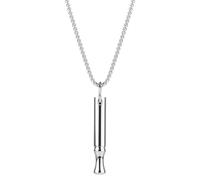 Mikovivi Collar de Respiración Consciente, Collar de Acero de Titanio para Dejar de Fumar Collar Breathlink para Dejar de Fumar Colgante para Reducir el Estrés para Mujeres y Hombres