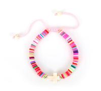 Mikovivi Pulsera con Cruz para Niñas, Que Dios Bendiga a Esta Niña Colorida Pulsera Cristiana con Jesús para Adolescentes Hija Hermana Sobrina Navidad Cumpleaños Católica Regalo