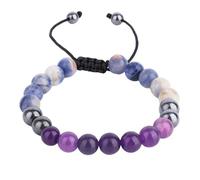 Mikovivi Pulseras Anti Alcohol, Pulsera Manifestación Dejar Beber Alcohol Pulsera Cuentas Ajustable Joyería Sobriedad para Mujeres Hombres Regalos Aliviar el Estrés y la Ansiedad