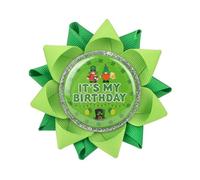 Mikovivi St. Patrick’s It’s My Birthday Alfiler, Trébol Verde & Duendes Botón de Cumpleaños Insignia Cinta para Mujeres Hombres Accesorios San Patricio Decoraciones Fiestas Regalos
