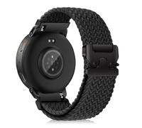MiKoyi 22 mm Correa para Amazfit Active Max/T-Rex 3 Pro 48 mm/Balance 2/Bip 6/Balance/Bip 5/Bip 5 Unity/Cheetah/Cheetah Pro, Nylon Deportivo Trenzado Correas de Repuesto para Amazfit GTR 4, Negro
