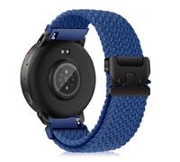 MiKoyi 22 mm Correa para Amazfit Active Max/T-Rex 3 Pro 48 mm/Balance 2/Bip 6/Balance/Bip 5/Bip 5 Unity/Cheetah/Pro, Nylon Deportivo Trenzado Correas de Repuesto para Amazfit GTR 4, Azul Oscuro