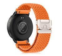 MiKoyi 22 mm Correa para Amazfit Active Max/T-Rex 3 Pro 48 mm/Balance 2/Bip 6/Balance/Bip 5/Bip 5 Unity/Cheetah/Cheetah Pro, Nylon Deportivo Trenzado Correas de Repuesto para Amazfit GTR 4, Naranja