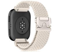 MiKoyi 22 mm Correa para Amazfit Bip 6/Balance/Bip 5/Bip 5 Unity/Cheetah/Cheetah Pro/GTR 4, Nylon Deportivo Trenzado Correas de Repuesto para Amazfit GTR 3 Pro/GTR 3/GTR 2 eSIM, Blanco Roto