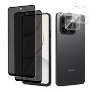 MiKoyi Anti-Espía Protector de Pantalla Privacidad para Honor 400 Smart 5G, [2+2 Piezas] Protector de Lente de Cámara y Dureza 9H Anti-Spy Vidrio Templado para Honor 400 Smart 5G