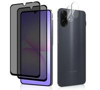 MiKoyi Anti-Espía Protector de Pantalla Privacidad para Samsung Galaxy A07 4G, [2+2 Piezas] Protector de Lente de Cámara y Dureza 9H Anti-Spy Vidrio Templado para Samsung Galaxy A07 4G