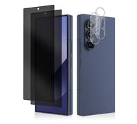 MiKoyi Anti-Espía Protector de Pantalla Privacidad para Samsung Galaxy Z Fold 6 5G, [2+2 Piezas] Protector de Lente de Cámara y Dureza 9H Anti-Spy Vidrio Templado para Samsung Galaxy Z Fold 6 5G