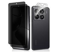 MiKoyi Anti-Espía Protector de Pantalla Privacidad para Xiaomi 14T Pro 5G, Protector de Lente de Cámara Cristal Templado Dureza 9H Anti-Spy Vidrio Templado para Xiaomi 14T Pro 5G