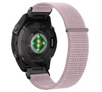 MiKoyi Correa de nailon de 20 mm de ajuste rápido para Garmin Descent Mk3S/Mk3Si/Fenix 7S/7S Pro/6S/6S Pro, correa de repuesto cómoda y transpirable para Garmin Fenix 5S/5S Plus, color rosa
