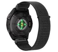 MiKoyi Correa de nailon de 20 mm de ajuste rápido para Garmin Descent Mk3S/Mk3Si/Fenix 7S/7S Pro/6S/6S Pro, correa de repuesto cómoda y transpirable para Garmin Fenix 5S/5S Plus, color negro