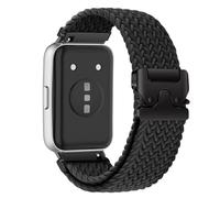 MiKoyi Correa para Huawei Band 11 / Band 11 Pro, Respirable Suave Nylon Deportivo Trenzado Correas de Repuesto para Huawei Band 11 Pro / 11, Negro