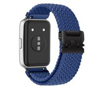 MiKoyi Correa para Huawei Band 11 / Band 11 Pro, Respirable Suave Nylon Deportivo Trenzado Correas de Repuesto para Huawei Band 11 Pro / 11, Azul Oscuro