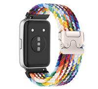 MiKoyi Correa para Huawei Band 11 / Band 11 Pro, Respirable Suave Nylon Deportivo Trenzado Correas de Repuesto para Huawei Band 11 Pro / 11, Arcoíris