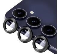 MiKoyi Protector de Lente de Cámara Compatibile con Samsung Galaxy A15 Protectores Objetivos 9H Dureza Cristal Templado Anti-Arañazos Aleación de Alumio Protector Camara, Negro