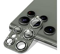 MiKoyi Protector de Lente de Cámara Compatibile con Samsung Galaxy S23 Ultra 5G, Cámara Protector de Pantalla Cristal Templado Anti-Arañazos Aleación de Alumio Protector Camara para S23 Ultra Verde