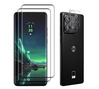 MiKoyi Protector de Pantalla Compatible con Motorola Edge 40 Neo, [2+2 Piezas]Cristal Templado Película Protector Vidrio Templado Protector de Lente Cámara Dureza 9H Ultra HD para Motorola Edge 40 Neo
