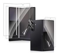 MiKoyi Protector de Pantalla Compatible con Samsung Galaxy Z Fold 7 5G, [2+2+2 Piezas] Protector de Pantalla Flexible TPU Dureza 9H Protección de la Cámara Antiarañazos para Samsung Galaxy Z Fold 7