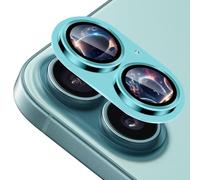 MiKoyi Protector Lente Cámara Compatible con iPhone 16/iPhone 16 Plus, Cámara Protector Pantalla Cristal Templado Anti-Arañazos Aleación Alumio Protector Camara para iPhone 16/iPhone 16 Plus, Verde
