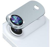 MiKoyi Protector Lente Cámara Compatible con iPhone 17 Air, Cámara Protector Pantalla Cristal Templado Anti-Arañazos Aleación Alumio Protector Camara para iPhone 17 Air, Gris Azulado