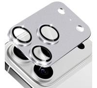 MiKoyi Protector Lente Cámara Compatible con iPhone 17 Pro, Cámara Protector Pantalla Cristal Templado Anti-Arañazos Aleación Alumio Protector Camara para iPhone 17 Pro, Gris Titanio