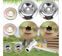 Mikqky 5 Piezas de Accesorios para Desbrozadoras de Metal, Pieza de Desbrozadora, Kit de Fijación de Tuercas de Repuesto para Césped, para Stihl Fs120 Fs130 Fs130R Fs200 Fs200R Fs250 Fs55
