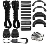 Mikqky Kit De Cordones Para Salomon Speedcross, Cordones Elásticos Zapatillas Deporte, Ajustables y Resistentes Sin Nudo