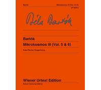 Mikrokosmos Band 3 (Vol. 5 & 6) Piano: Edité d'après les sources par Michael Kube et Jochen Reutter. Doigté de Béla Bartók. Notes sur l'étude et l'interprétation de Peter Roggenkamp. piano.