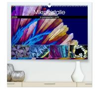Mikrokristalle in polarisiertem Licht (hochwertiger Premium Wandkalender 2026 DIN A2 quer), Kunstdruck in Hochglanz: Das Universum der Mikrokristalle
