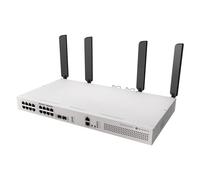 Mikrotik Cloud Router Switch Crs418-8P-8G-2s+5axq2axQ-Rm, 17x Gigabit Poe (8x Poe Af/at), 4x4 Mimo Wifi6 Ax, 2x 10g Sfp+, Rackmount (crs418-8P-8G-2s+